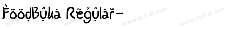 FoodBuka Regular字体转换
